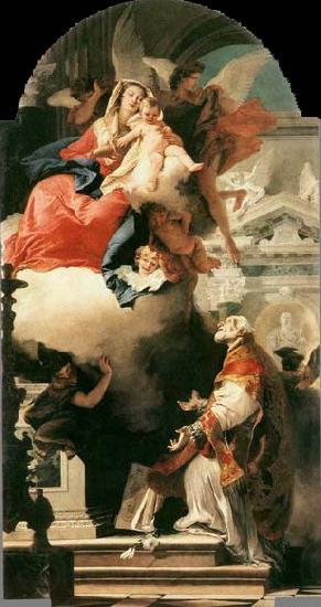Giovanni Battista Tiepolo The Virgin Appearing to St Philip Neri Spain oil painting art